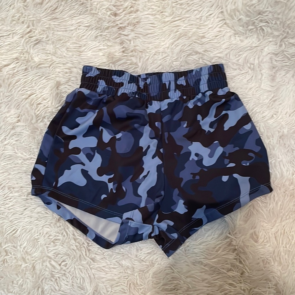 Blue army shorts